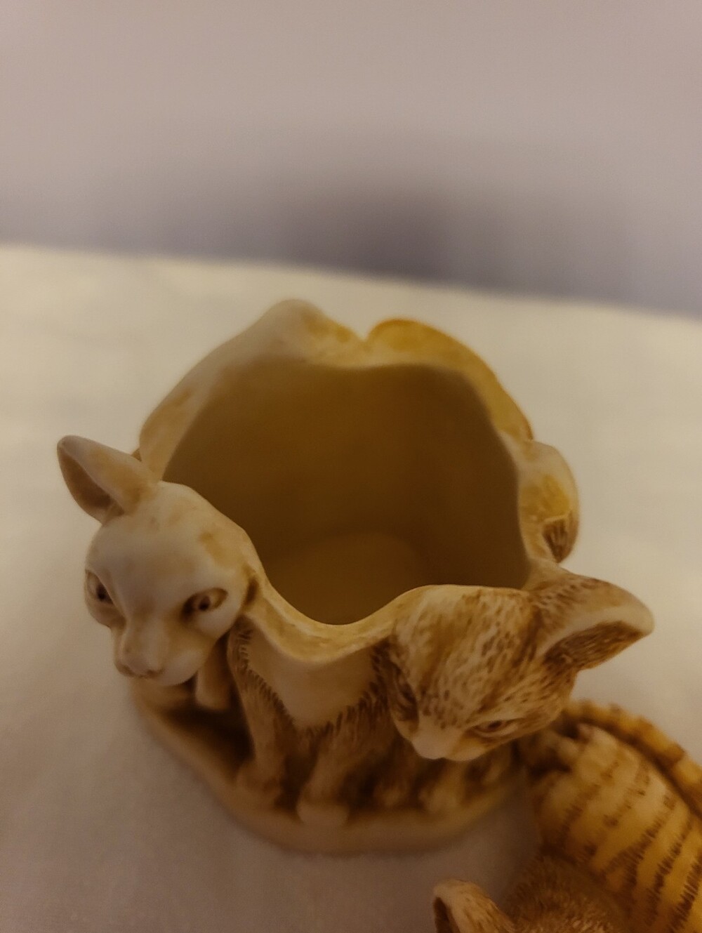 Harmony Kingdom 2.25 Inch 4 Cats Trinlet Holder Figurine - Picture 9 of 11